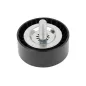 Galet tendeur, D: 65 mm, W: 26 mm Pour Mercedes-Benz Minibusse, Sprinter - 6512000270 - A6512000270