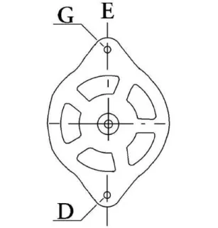  Altérnateur 14V 120Amp Bosch 0124425012, 0124425013, 0124425029, 0124425037
