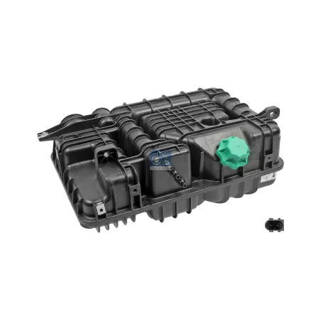 Vase d'expansion, angulaire, avec couvercles, avec capteur, 13.5 l, L: 520 mm, W: 350 mm, T: 180 mm Pour Mercedes-Benz Arocs