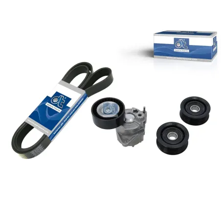 Kit de tendeur de courroie, courroie multi-nervures Pour Mercedes-Benz - 0009933696S - 0129970792S - 012997 5092S - 0149970492S.