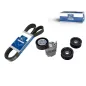 Kit de tendeur de courroie, courroie multi-nervures Pour Mercedes-Benz - 0009933696S - 0129970792S - 012997 5092S - 0149970492S.