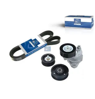 Kit de tendeur de courroie, courroie multi-nervures Pour Mercedes-Benz Sprinter - 0009970196S - 0019931896S - 0039937296S.