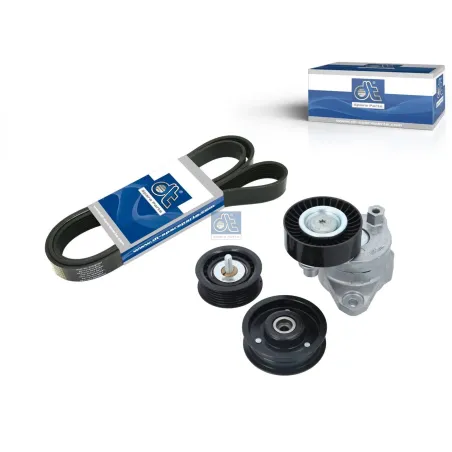 Kit de tendeur de courroie, courroie multi-nervures Pour Mercedes-Benz Sprinter - 0009970196S - 0019931896S - 0039937296S.