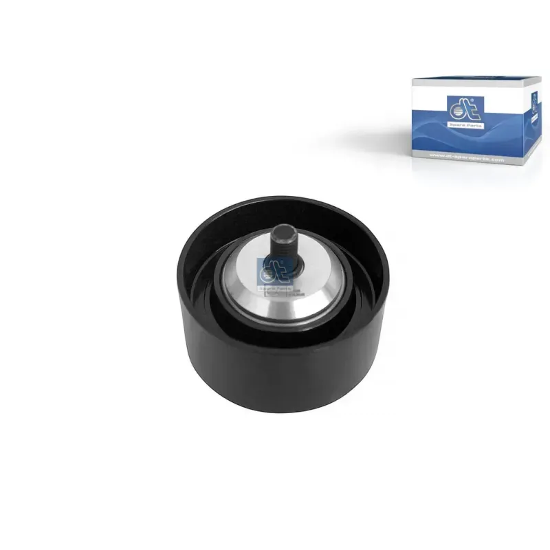 Galet tendeur, D: 78 mm, M10 x 1,5, W: 38 mm pour Renault Premium - Volvo B6, B7, FL - 7420795604 - 7422650858 - 20795604