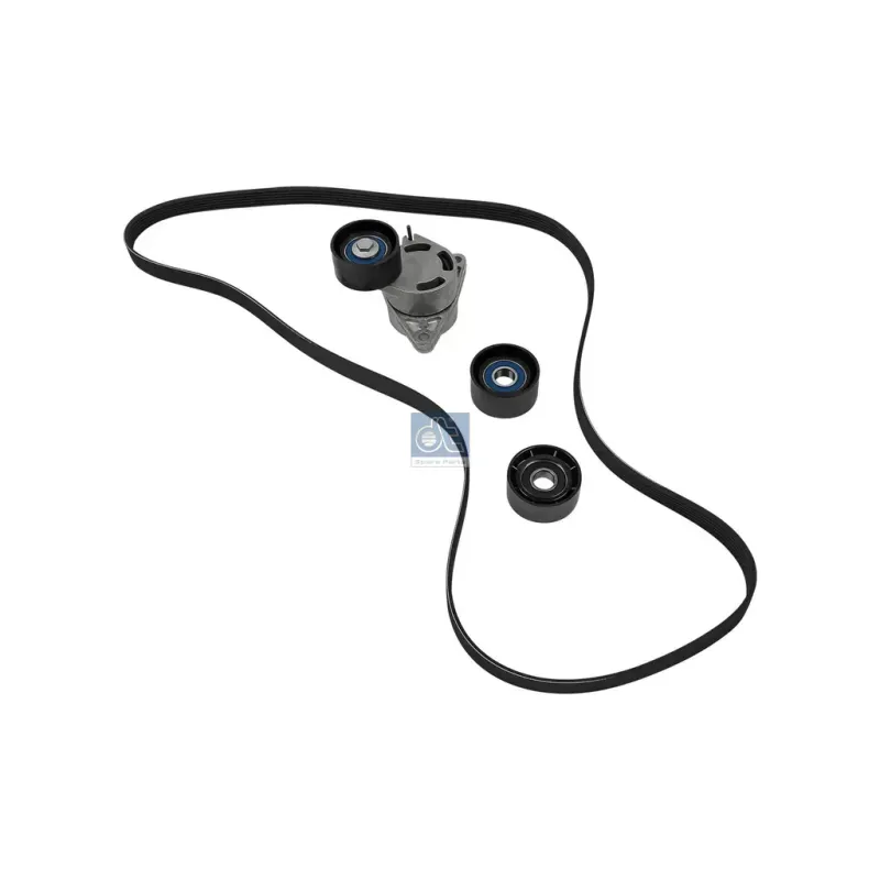 Tendeur de courroie, complet avec courroie, 6 PK, L: 1795 mm pour Nissan Interstar - Opel Movano - Renault Master