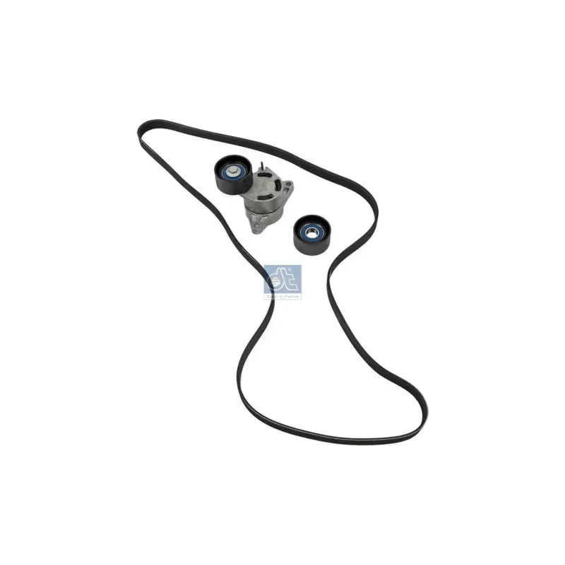 Tendeur de courroie, complet avec courroie, 6 PK, L: 1835 mm pour Nissan Interstar - Opel Movano - Renault Master