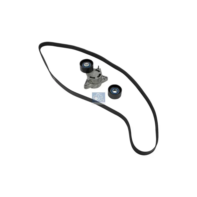 Tendeur de courroie, complet avec courroie, 7 PK, L: 1795 mm pour Nissan Interstar - Opel Movano - Renault Master, Trafic