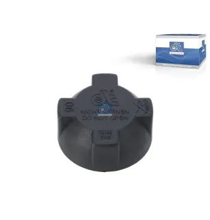 Couvercle, vase d'expansion, Po: 0.9 bar Pour DAF LF - Renault Kerax, Midlum, Premium - Sisu Sisu/Renault - Volvo FE, FL, VM.