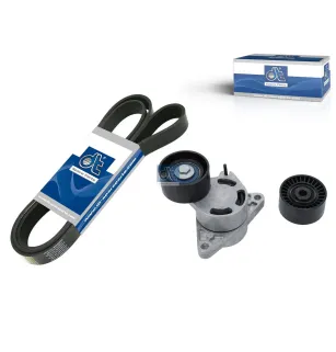 Kit de tendeur de courroie, avec courroie multi-nervures pour Nissan Interstar, Opel Movano, Renault Master, Renault Trafic