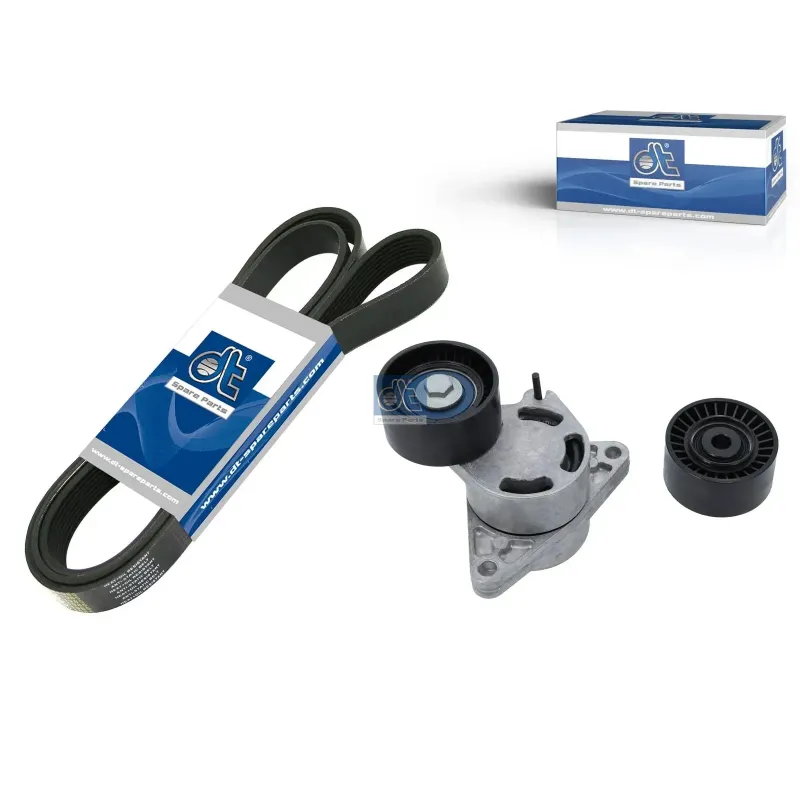 Kit de tendeur de courroie, avec courroie multi-nervures pour Nissan Interstar, Opel Movano, Renault Master, Renault Trafic Kit de tendeur de courroie, avec courroie multi-nervures pour Nissan Interstar, Opel Movano, Renault Master, Renault Trafic
