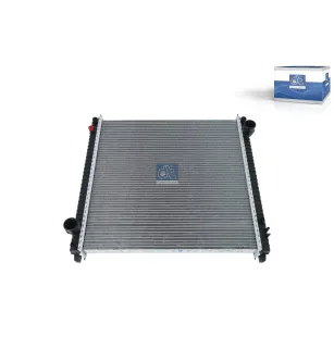 Radiateur, L: 558 mm, W: 565 mm, T: 40 mm Pour Iveco Eurocargo, Eurofire - 504289346.