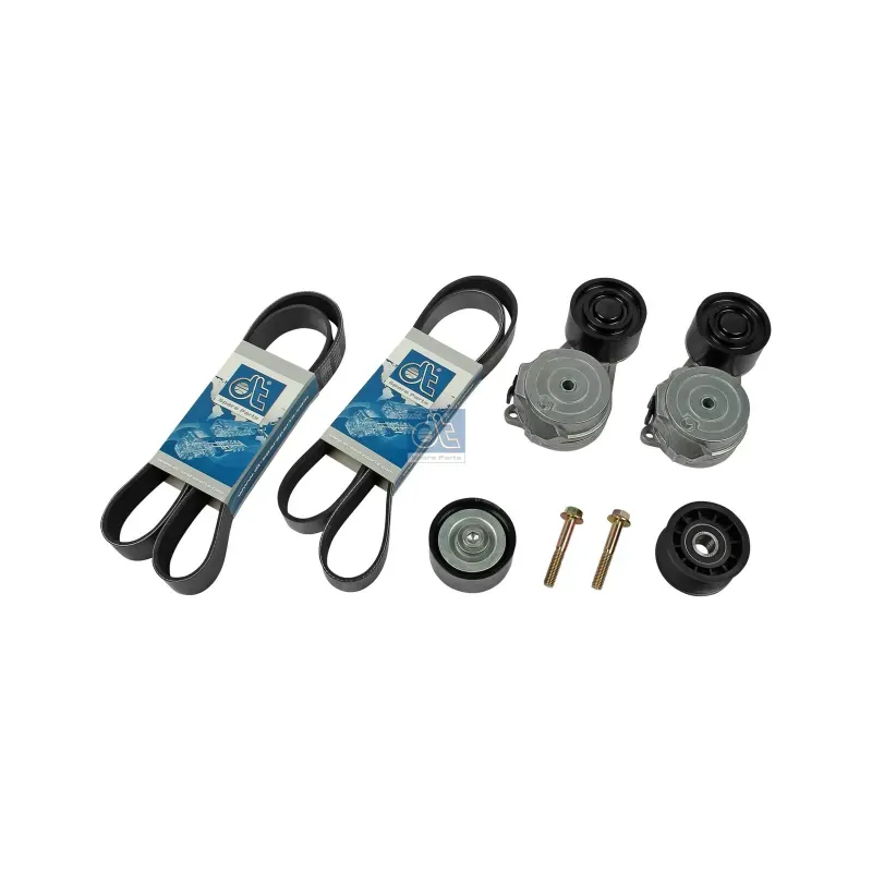 Kit de tendeur de courroie, 8PK 1435/ 10PK 1342 pour Renault Kerax, Premium - 7485124524 - 7485130485 - ZG.00979-0008