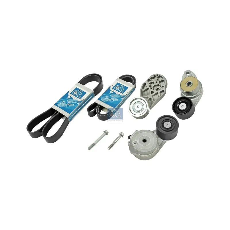 Kit de tendeur de courroie, 8PK 1515/ 10PK 1487 pour Renault Magnum - 7485124526 - 7485130487