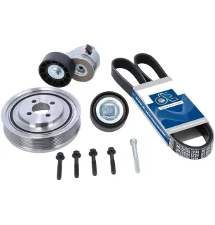 Kit de tendeur de courroie, courroie multi-nervures pour Iveco Daily - 500055845