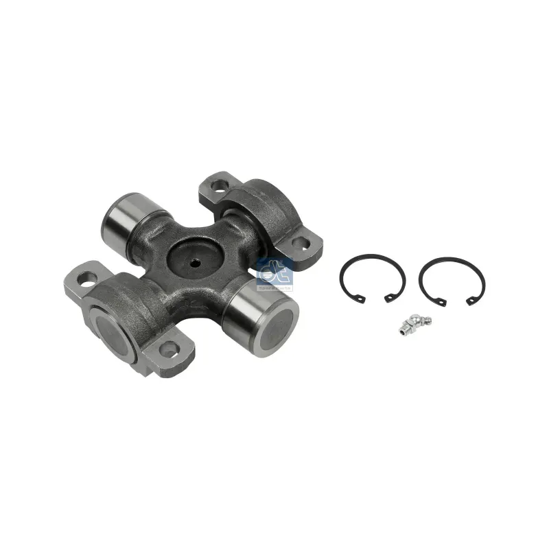 Croisillon de cardan, complet, D: 48 mm, M16x2, L: 161 mm Pour Scania 4-Serie Bus, 4-Serie, F, K, N-Serie, L, P, G, R, S-Serie.