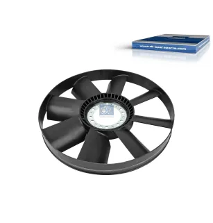 Ventilateur, D: 600 mm Pour Iveco Eurocargo - MAN Chassis, D-engines, G/M/F 90, Lion's, L/M/F/E 2000, N-Busse, S-Busse