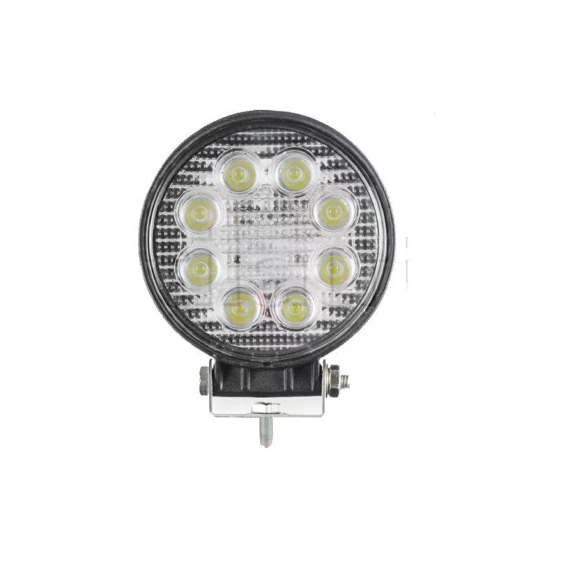 Phare travail led rond 8 Leds