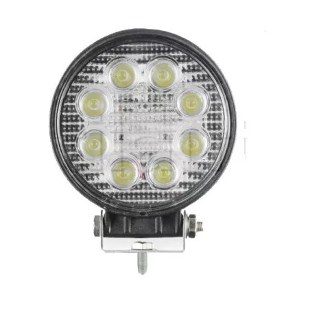 Phare travail led rond 8 Leds