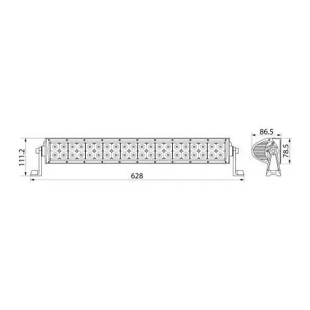 Barre d'éclairage à Led