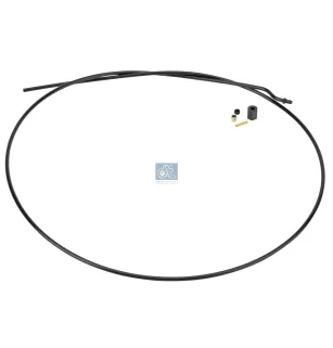 Poly-conduite, kit - noir, L: 1080 mm