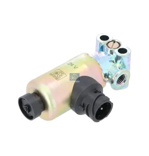 Electrovalve, M12 x 1,5, max. 11 bar Pour DAF CF, XF, XG - Iveco EuroStar, EuroTech, Powerstar, Stralis, S-Way, Trakker,T-Way.