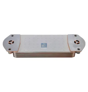 Radiateur d'huile, M8 x 40, L: 395 mm, W: 120 mm, T: 51 mm, 8 layer pour Scania 4-Serie Bus, 4-Serie, E2011