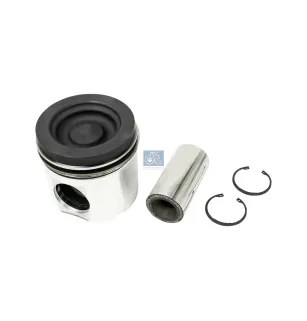 Piston, complet avec segments, D: 127 mm, L: 125,2 mm Pour Scania F, K, N-Serie, P, G, R, T-Serie - 1769338 - 1776706