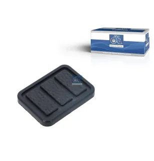 Caoutchouc de pédale, L: 80 mm, W: 60 mm, H: 11,5 mm Pour Volvo B6, B7, FL, F, N, B12 - 1272021 - 666176 - ZG.40014-0008