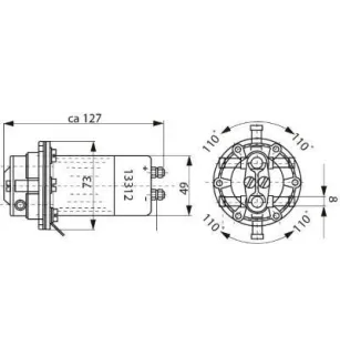 Pompe éléctrique d'alimentation 12 volts