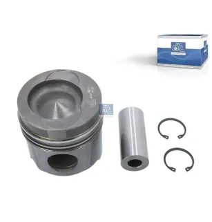 Piston, complet avec segments, D: 108 mm, L: 113 mm Pour MAN Chassis, D-engines, G/M/F 90, Lion's, L/M/F/E 2000, N-Busse.