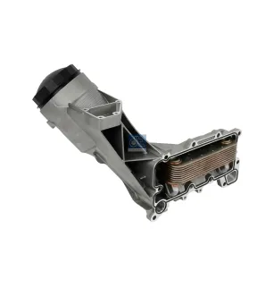 Carter de filtre à huile, complet avec radiateur d'huile Pour MAN Chassis, D-engines, G/M/F 90, Lion's, L/M/F/E 2000, N-Busse
