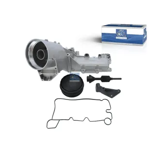 Carter de filtre à huile, sans radiateur d'huile, sans filtre Pour MAN Chassis, D-engines, G/M/F 90, Lion's, L/M/F/E 2000