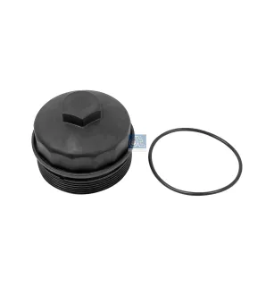 Couvercle de filtre à huile, avec joint torique, d: 41 mm, D: 105 mm, H: 80,5 mm Pour MAN Chassis, D-engines, G/M/F 90, Lion's