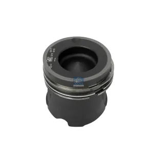Piston, complet avec segments, D: 128 mm, L: 126,5 mm Pour Mercedes-Benz OM 300 - (L-Serie), MK-Series (OM 400)