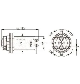 Pompe éléctrique d'alimentation 24 volts