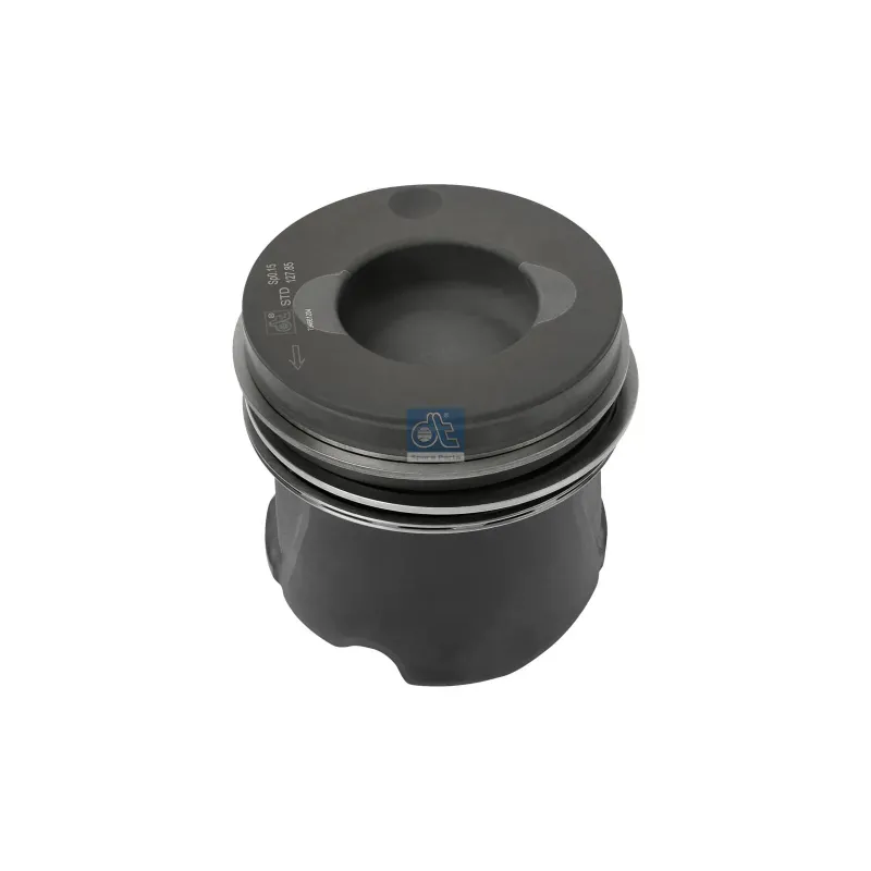 Piston, complet avec segments, D: 128 mm, L: 126,4 mm Pour Mercedes-Benz MK-Series (OM 400), NG-Series (OM 400)