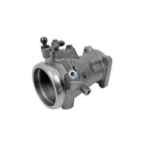 Carter de volet de frein d'échappement, complet Pour Mercedes-Benz Atego 1, Atego 2, Axor, Econic 1, Zetros, Actros 1, Atego