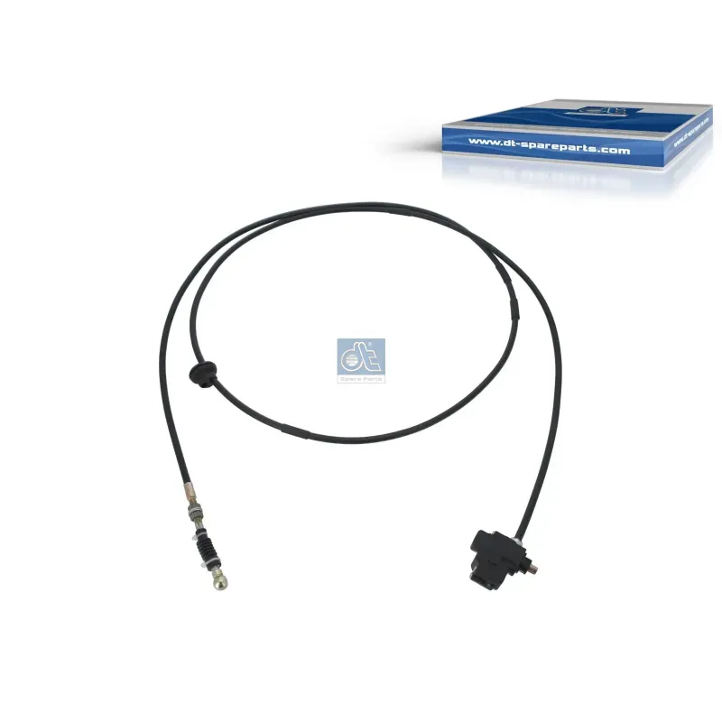 Câble d'accélérateur, commande d'accélérateur à main, L: 2670 mm Pour Mercedes-Benz OM 300 - (L-Serie), MK-Series (OM 400)