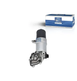 Carter de filtre à huile, avec filtre, avec capteur Pour Mercedes-Benz Atego 1, Atego 2, Axor, Citaro, Econic 1, Unimog, Zetros.