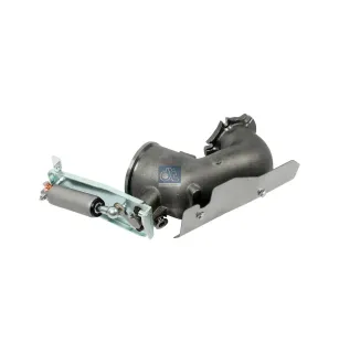 Collecteur d'échappement, avec volet de frein d'échappement pour MAN Chassis, D-engines, G/M/F 90, Lion's, L/M/F/E 2000