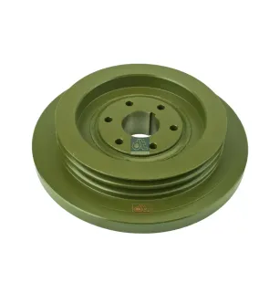 Amortisseur de vibrations, D: 294 mm, b: 50 mm, H: 62,4 mm Pour Mercedes-Benz OM 300 - (L-Serie), MK-Series (OM 400)