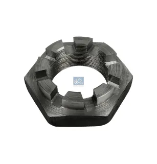 Ecrou crénelé, M45 x 1,5 Pour Mercedes-Benz OM 300 - (L-Serie), Bus O 300, SK-Series (OM 400) - 0009901555 - A0009901555.
