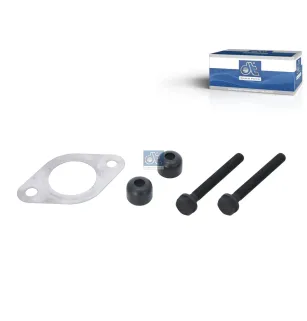 Kit de fixation, collecteur d'échappement, M10 x 1,5, L: 85 mm Pour Mercedes-Benz Actros 1, Actros 2, Actros 3, OM 300