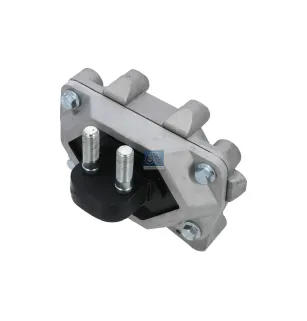 Silentbloc moteur, arrière, droite, M12 x 1,75, M18 x 1,5, L: 220 mm, W: 165 mm, H: 145 mm Pour Renault Kerax - 5010460241