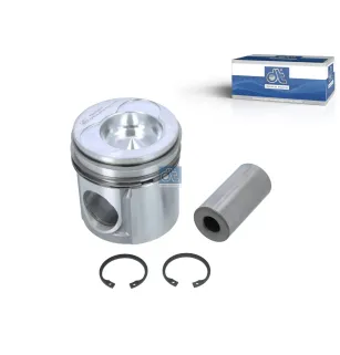 Piston, complet avec segments, D: 102 mm, L: 108,2 mm Pour Renault Midliner, Midlum, Premium, Puncher - 5001835149S