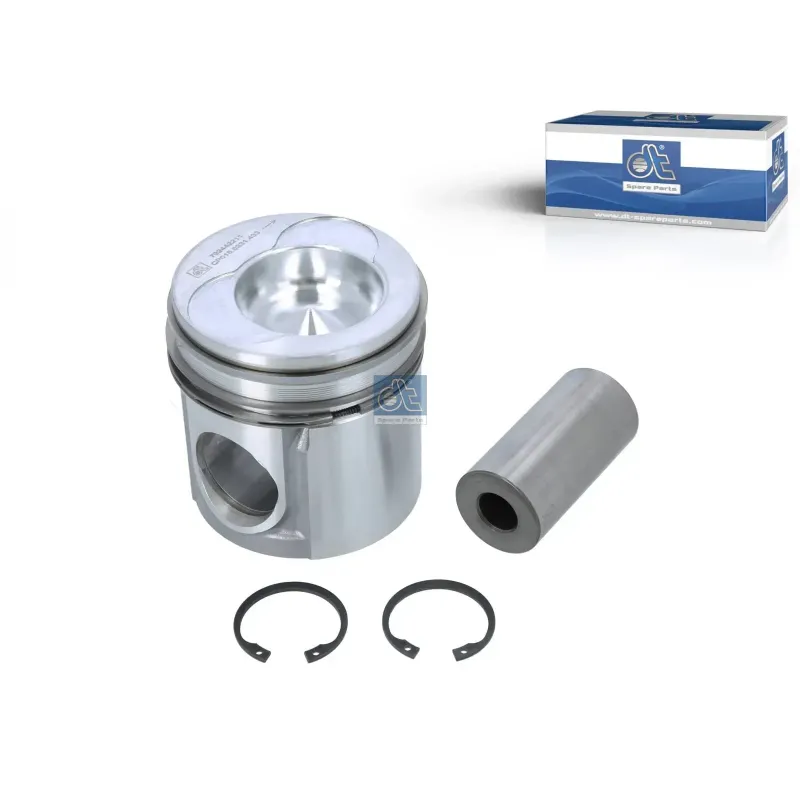 Piston, complet avec segments, D: 102 mm, L: 108,2 mm Pour Renault Midliner, Midlum, Premium, Puncher - 5001835149S