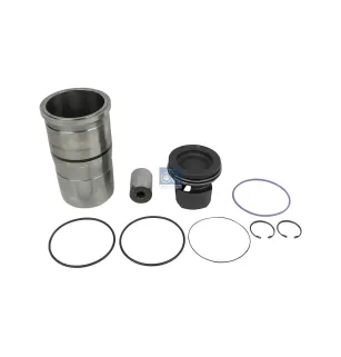 Cylindrée, piston monobloc en acier, D: 131 mm Pour Renault C-Serie, K-Serie, Kerax, Magnum, T-Serie