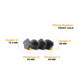Brake pads for AUDI, RENAULT, SEAT, SKODA, SKODA (SVW), VW, VW (FAW), VW (SVW)- 5K0698151B, 1TD698151