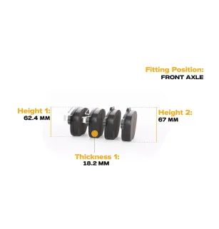 Pastillas de freno para EICHER, FORD, FORD (CHANGAN), FORD AUSTRALIA, MAZDA, MITSUBISHI, NISSAN, VOLVO- 31341301, 307936180