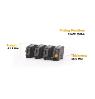 Bremsbeläge für HYUNDAI, HYUNDAI (PEIJING), KIA, KIA (DYK)- 583021XA30 58302B3A00